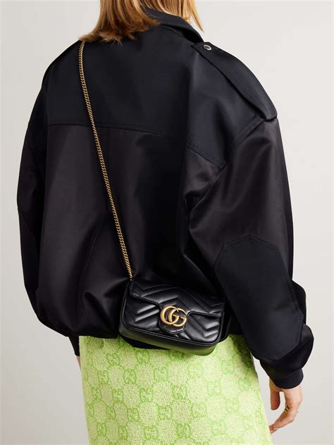 gucci super mini gg marmont 2.0 leather bag reviews|Gucci Marmont mini quilted bag.